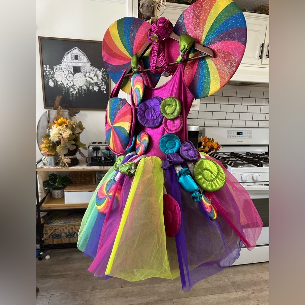 Chasing FireFlies Wishcraft Candy Fairy Halloween Costume & Accessories - Picture 14 of 14
